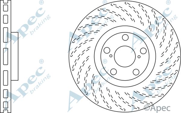 APEC BRAKING Тормозной диск DSK2556